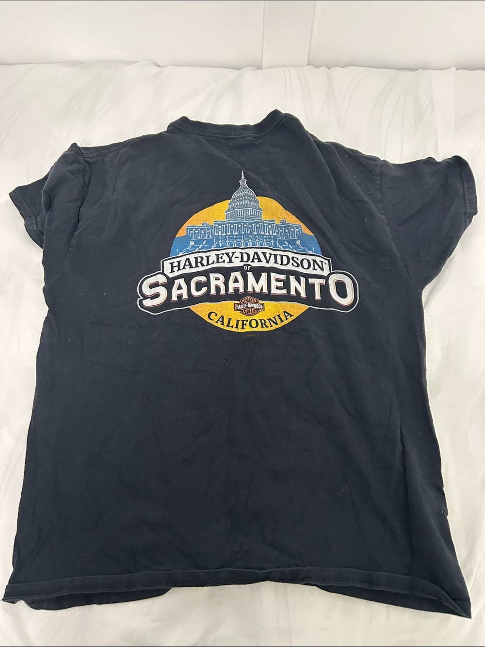 Harley-Davidson Black Sacramento California Graphic Tee